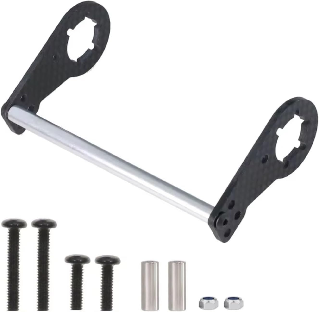 RC Car Parts For Tamiya CW-01 Carbon Fiber Shock Mount Bracket RC Car Trucks Tracked Vehicles Parts Accessories And Upgrades Replacement Repair