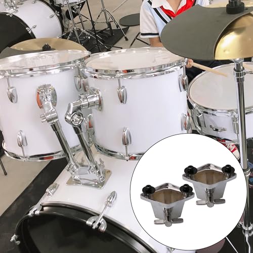 Soporte para patas de tom piso para batería plata miniatura 5