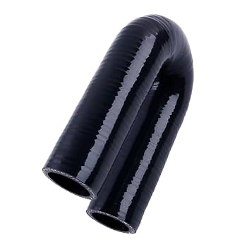 IDone 180㎝ JOIUYOLJ 180 Degree Coupler U Bend Shape Elbow Silicone Hose