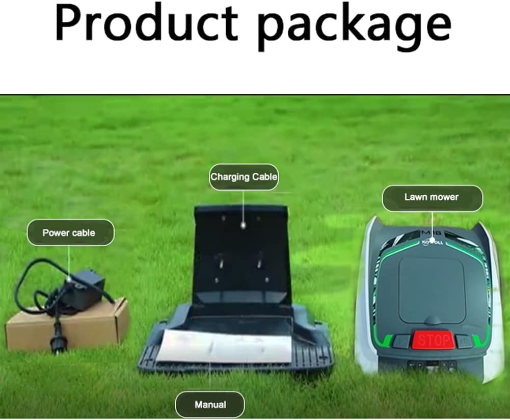 Robot Tagliaerba per Prati Fino a 1500m2 con Pendenza del 25%, Ultra Silenzioso, Navigazione Satellitare Intelligente Robot Tagliaerba per Prati di Grandi Dimensioni Che Taglia da Solo Fai d