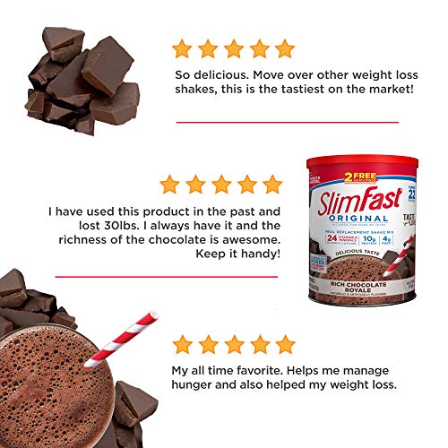 SlimFast Original Chocolate Shake Mix - Image 5