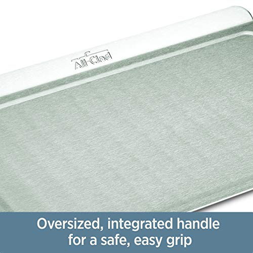 All-Clad 9000Ts 18/10 Stainless Steel Baking Sheet Ovenware, 14-Inch By 10-Inch, Silver #TOP5