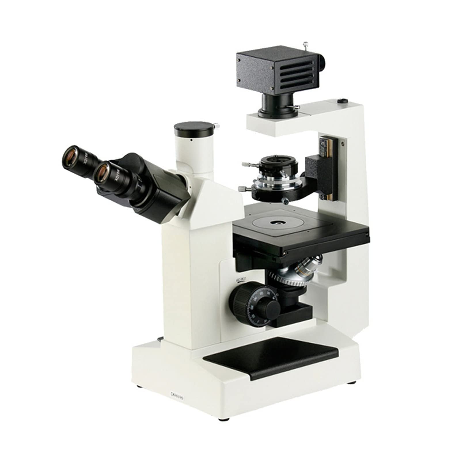 Microscope 400X Trinocular Inverted Biological Microscope Laboratory Tissue Cell Culture Phase Contrast Microscope for School Laboratory Home Science Learning