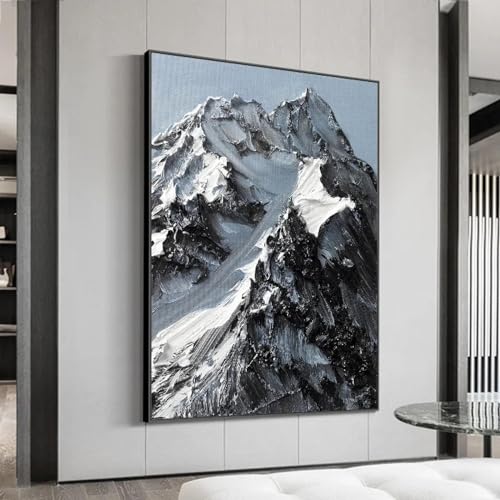 Impression sur toile montagne KEBIA pour une déco de salon zen
