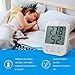 (New Version) Digital Hygrometer Thermometer, Indoor Thermometer with Humidity Monitor, Large Screen with Temperature and Humidity Meter, High Accuracy Thermometer Gauge for Home Office Greenhouse