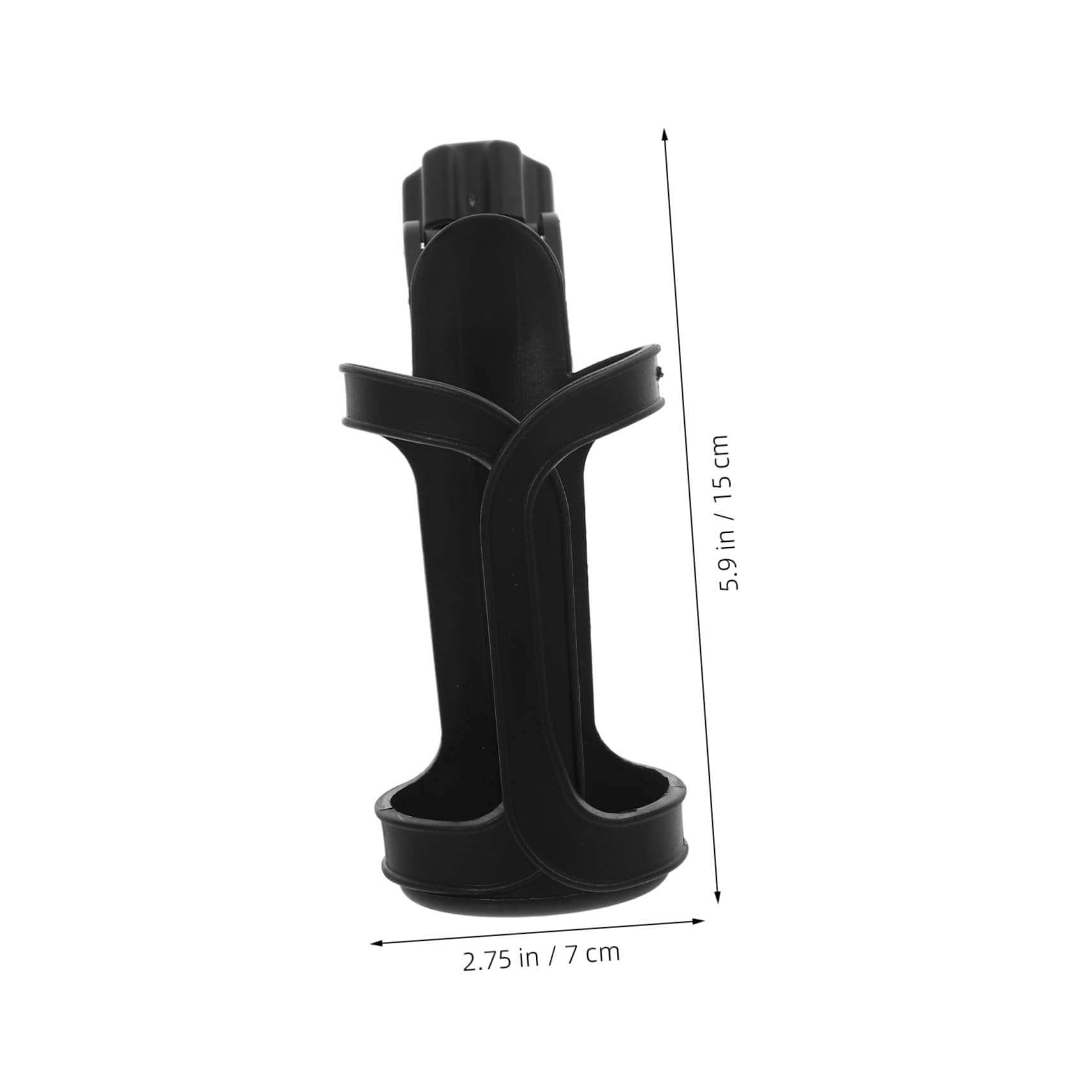 Didiseaon Universal Wheelchair Cup Holder Stroller Accessory Rotating Water Bottle Rack Fits Scooter Bike Walker