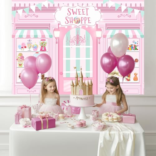 Décoration de table donut et glace pour fête d'anniversaire dans le salon