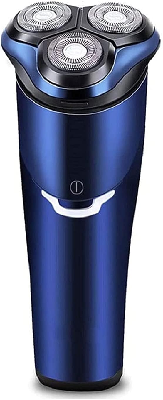 Electric Shavers for Men, Mens Electric Razor, Beard Trimmer, Dry Wet Waterproof Man Rotary Facial Shaver Face Shaver, USB Rechargeable (Black)
