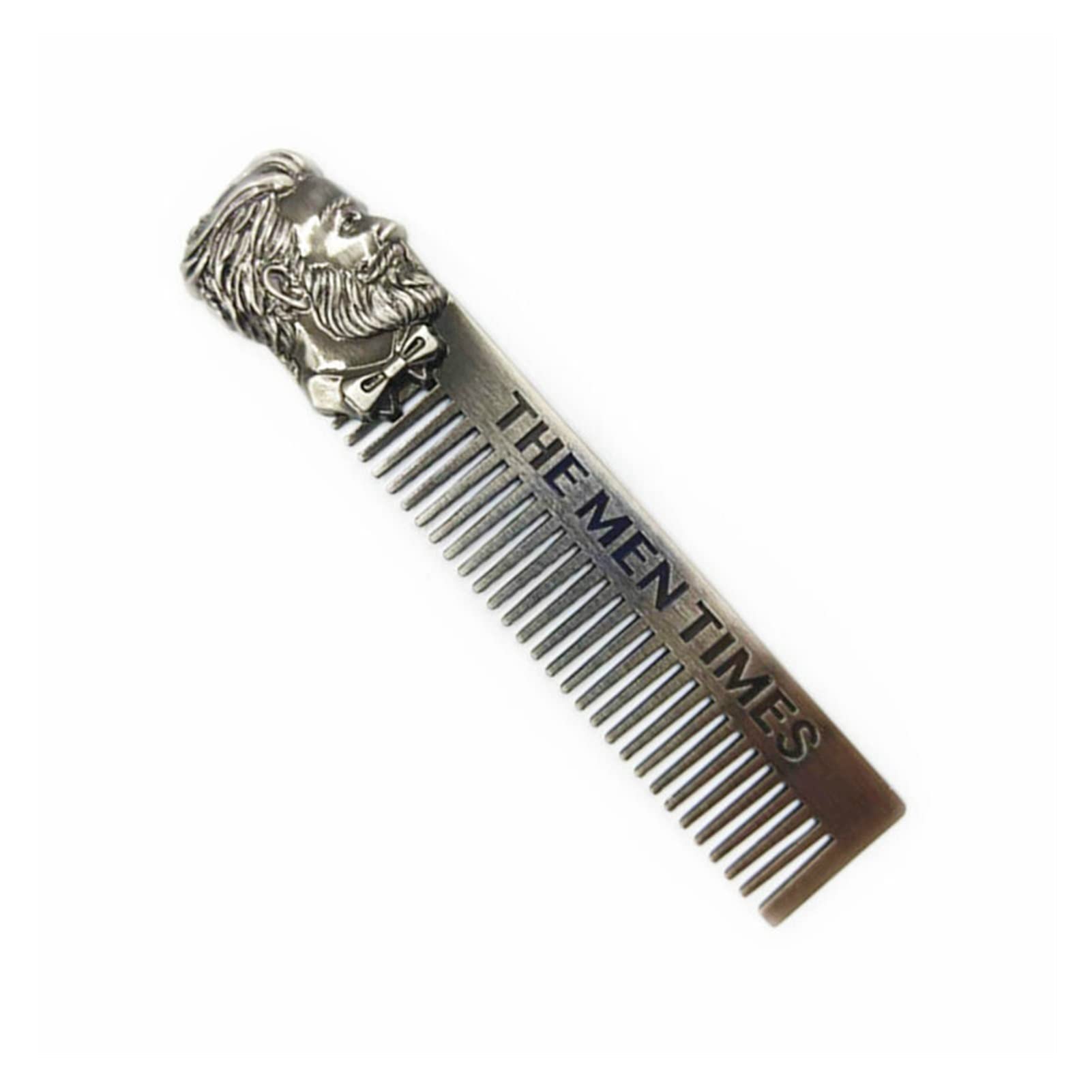 ADERFETBI Hair Comb Metal Beard Comb Men Send Hair Care Tools, Hairstyle Salon Men's and Women's Care