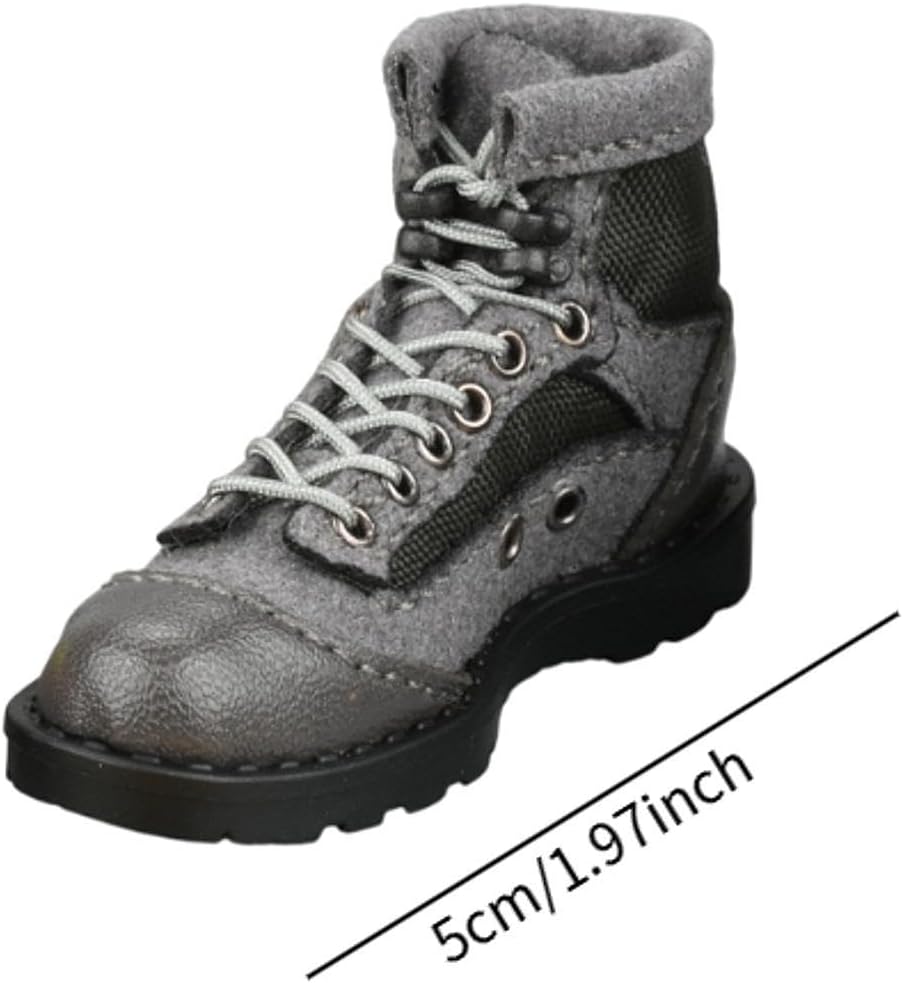 1/6 Scale Figure Shoes Boots 12 Inch Doll Shoes Action Figure Footwear Desert Boots for 1/6 Scale Male Action Figures
