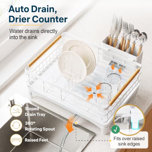 Compact Countertop Dish Drying Rack listing detail