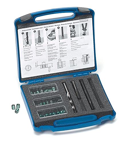 Helicoil - Kit di Riparazione Filettatura Plus M10x1