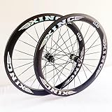 Moyeu avant/arrière : corps de roue libre en alliage d'aluminium 7075, compatible freins à disque. Moyeu avant : 24 trous, 2 roulements étanches, axe de roue à blocage rapide de 100 mm. Moyeu arrière : 24 trous, 4 roulements étanches, axe de roue à blocage rapide de 135 mm. Compatible avec les cassettes 8, 9, 10, 11 et 12 vitesses.