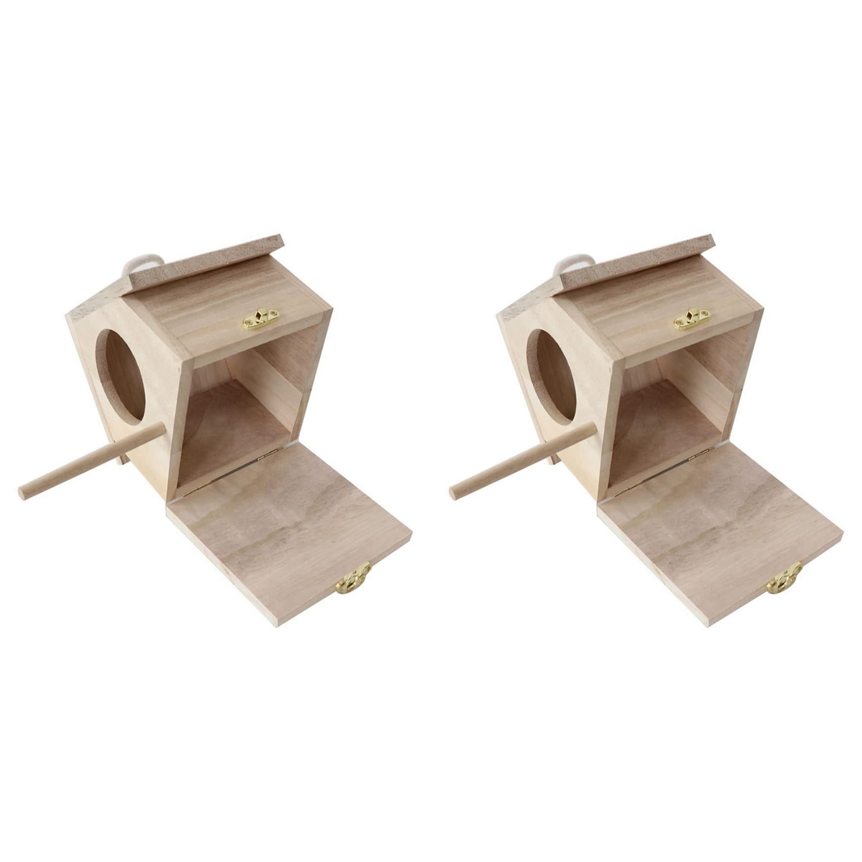 Nichoirs pour oiseaux sauvages lot de 2 nichoir mésanges bois extérieur suspendu