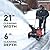 PowerSmart 80V MAX Cordless Snow Blower, 21-Inch Single Stage with 6.0Ah Battery and Charger (DB2801RB)