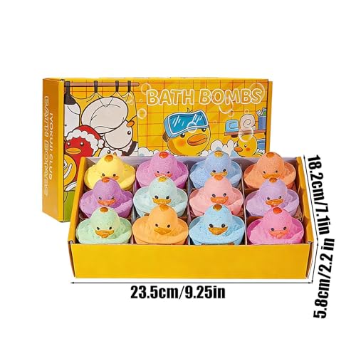 Billes de bain pour enfant : lot de 12 balles canard de douche - 7