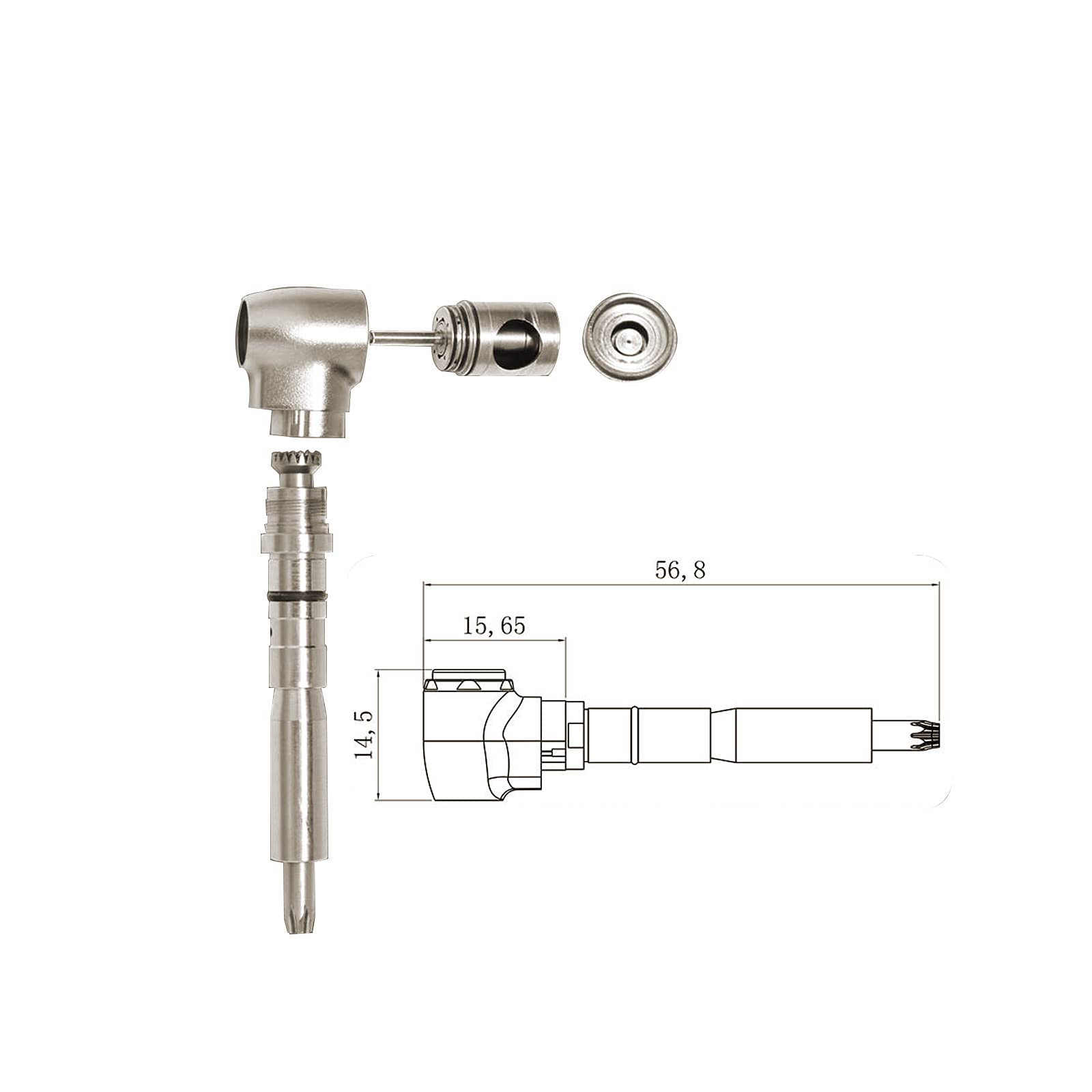 Amazon.co.jp: 5倍速 交換スペアコントラアングルヘッド : 産業・研究