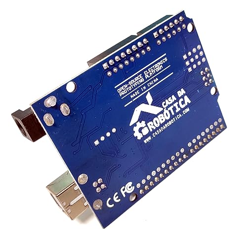 Placa Uno R3 Smd Atmega328 CDR + Cabo USB para Arduino