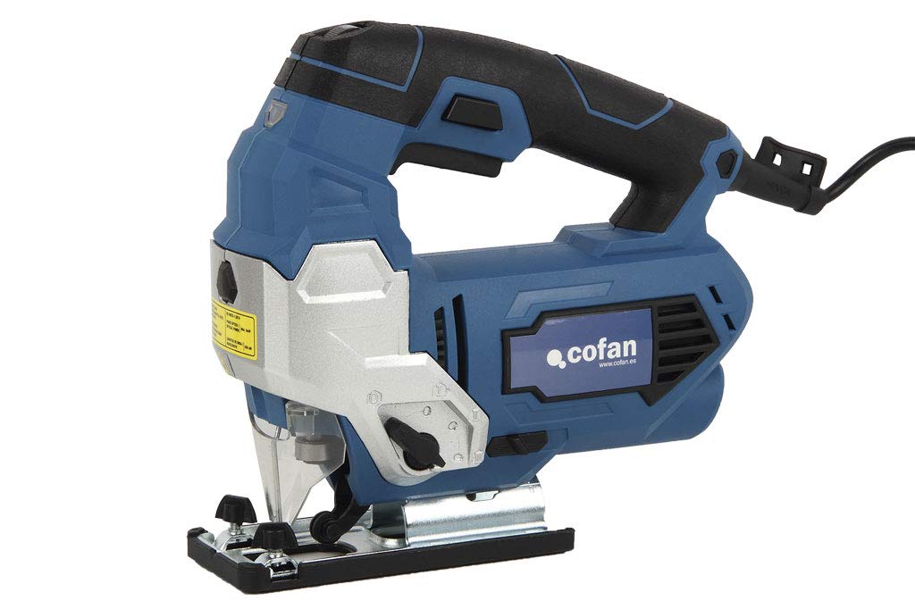 Cofan Sierra de calar electrónica 800 W 0-45º (0-3000rpm) | Láser marcador | 6 Velocidades Corte inclinado ± 45 ° | Potencia 230 V
