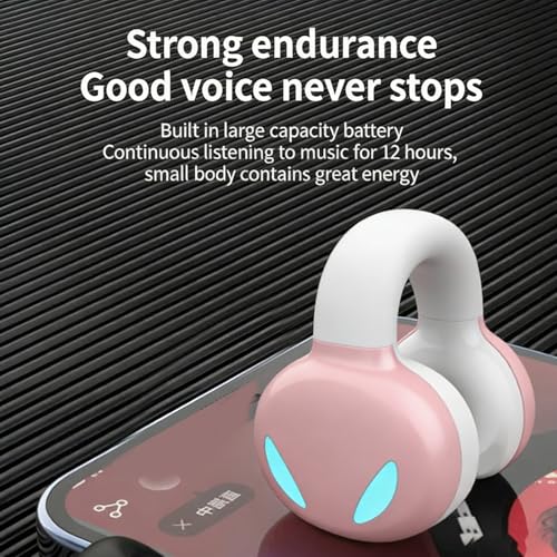Audífono Inalámbrico LICAEVEY Clip On Rosado miniatura 2