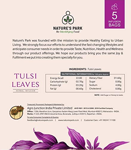Image of NATURE'S PARK Herbal Infusion (Tulsi Leaves)