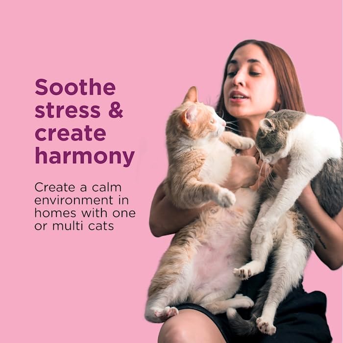 Comfort Zone Lot de 2 recharges apaisantes pour chat unique et multiple pour une maison apaisante 96 ml