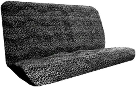 Universal-fit Animal Print Bench Seat Cover - Cheetah Black and White