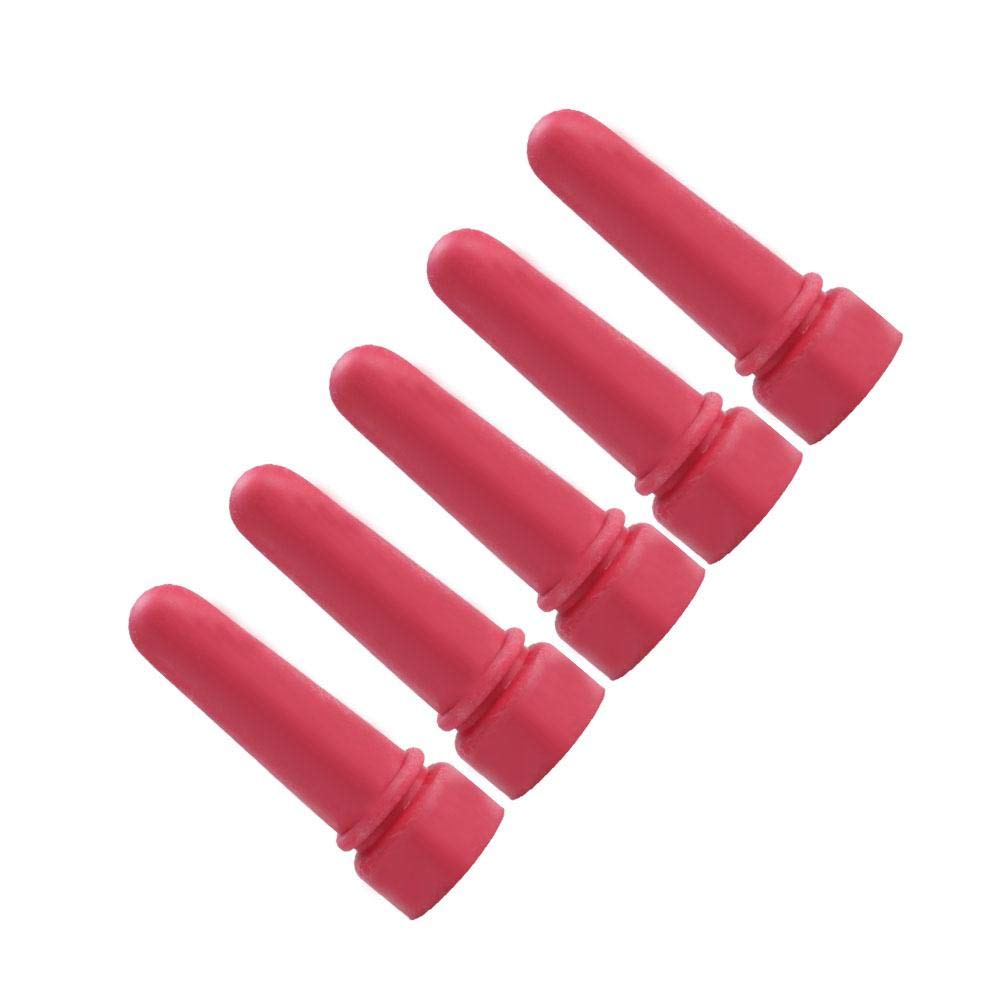 Cow Feeding Nipple, 5pcs Personalized Durable 6.9cm Length Rubber Milk Drink Nipples Animal Feeding Supplies