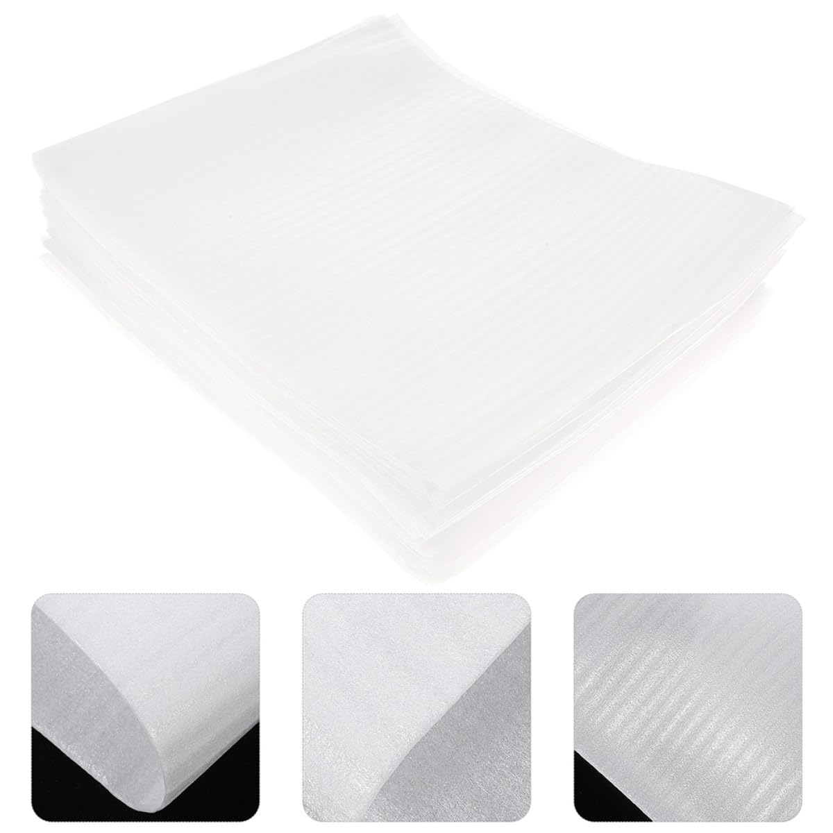Bolsa de Embalaje de Espuma Epe de Color Claro 300 Piezas, Material de Embalaje Versátil y Acolchonado para Mudanzas y Protección de Placas