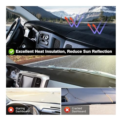 Tapis de tableau de bord pour Toyota Aygo : confort de conduite au soleil