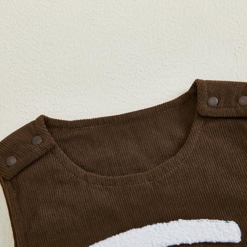 Toddler Baby Boys Girls Football Overalls Romper Outfit Sleeveless Suspenders Jumpsuit One Piece Playsuit Clothes4
