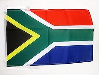 South Africa Flag 18'' x 12'' Cords - South African Small Flags 30 x 45cm - Banner 18x12 in Drapeau Afrique du Sud AZ FLAG