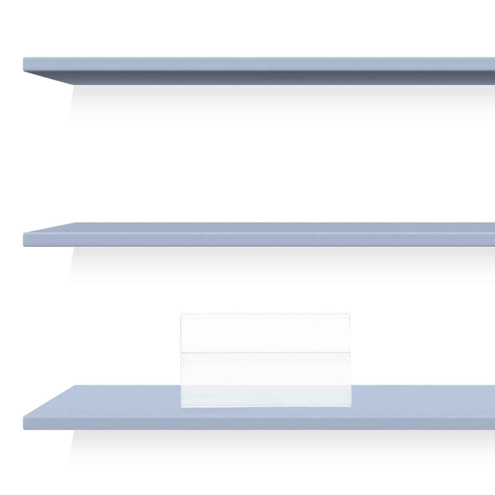 Supports d'Étiquettes en Plastique Transparent 100 Pièces Pinces pour Présentoirs de Prix, Adaptés aux Supermarchés et Commerces de Détail