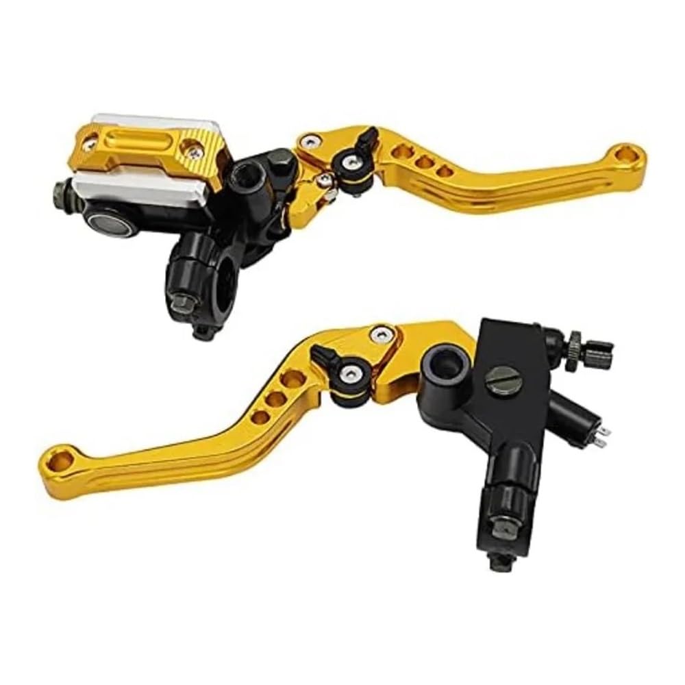 VHHDSshso Motorcycle Clutch Brake Lever Universal Motorcycle Brake Master Cylinder 22MM Hydraulic Clutch Levers Adjustment Handle for Ho&nda for Ya&maha