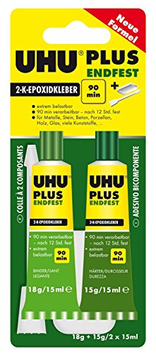 Komponentenkleber UHU® plus endfest, Inhalt 33g