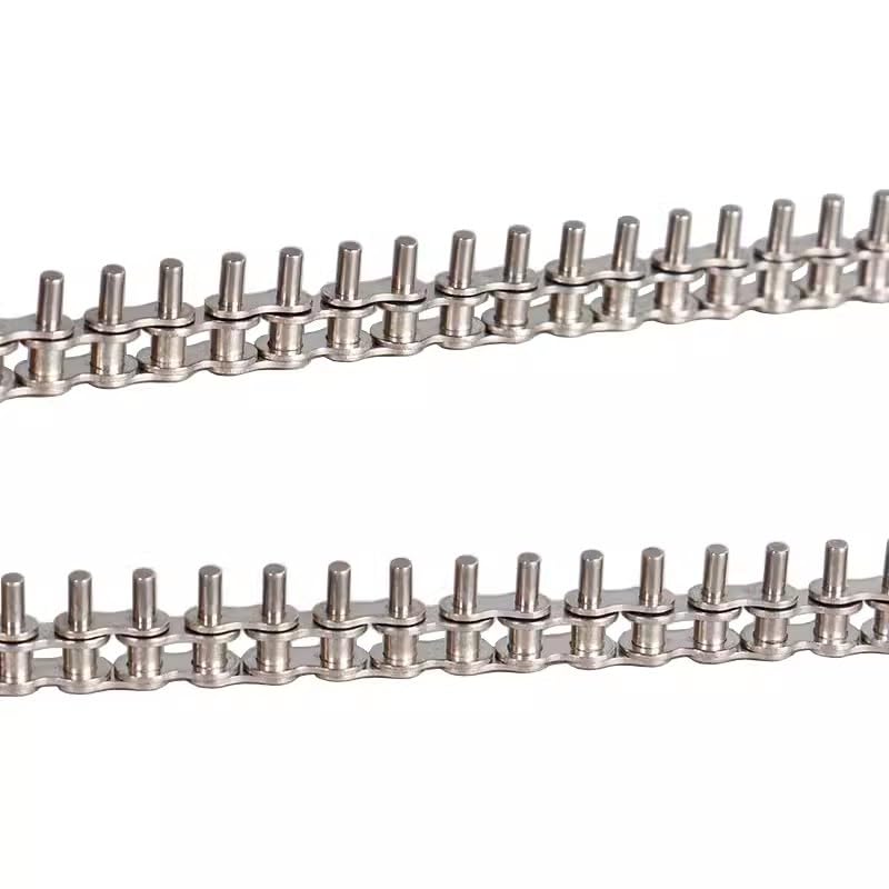 Generic 1PCS 1 Meter Long Stainless Steel 04C-1 Driver Roller Chain with 3mm 5mm Extension Pin MINGPING (Size : 04C Chain 3mm Pins), EOEBAGKQE-04CCHAIN3MMPINS