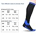Laneco Compression Socks for Women & Men (2 Pairs), Graduated Compression Sock 20-30 mmHg for Nurses, Running, Maternity Pregnancy, Athletic Sports, Flight Travel, Shin Splints, Edema, Varicose Veins