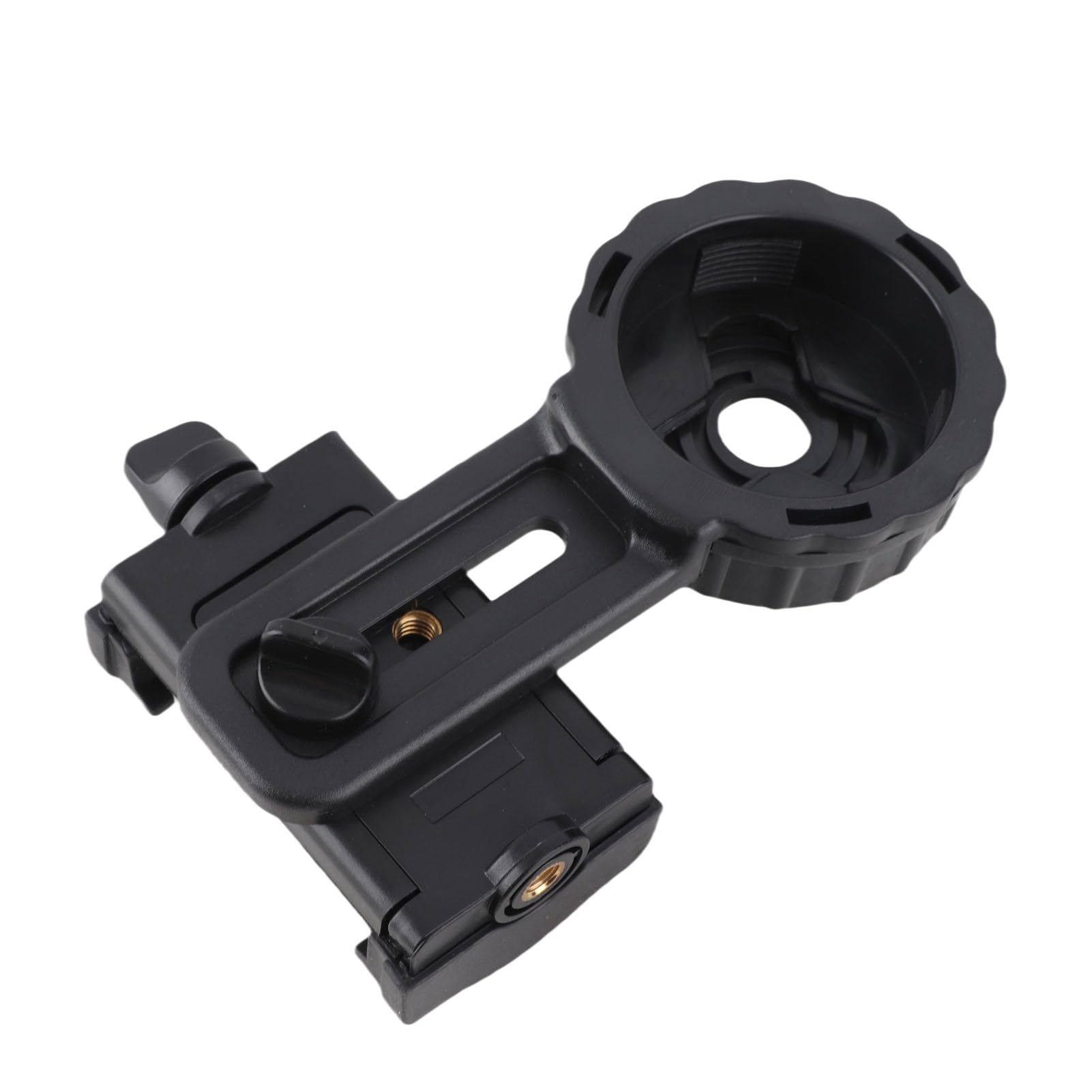 Lazmin Telescopio Adaptador de Foto de teléfono, Adaptador de teléfono Universal Montaje Telescopio de conexión o Microscopio a teléfonos Inteligentes, Microscopio y telescopio compatibles
