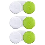 RHUI Contact Lens Case for Travel, Daliy Use-Green