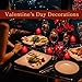LANKER 24 Pack Flameless Led Tea Lights Candles, Flickering Red Battery Operated Electronic Fake Candles, Decorations for Wedding, Party, Christmas, Halloween (Red)