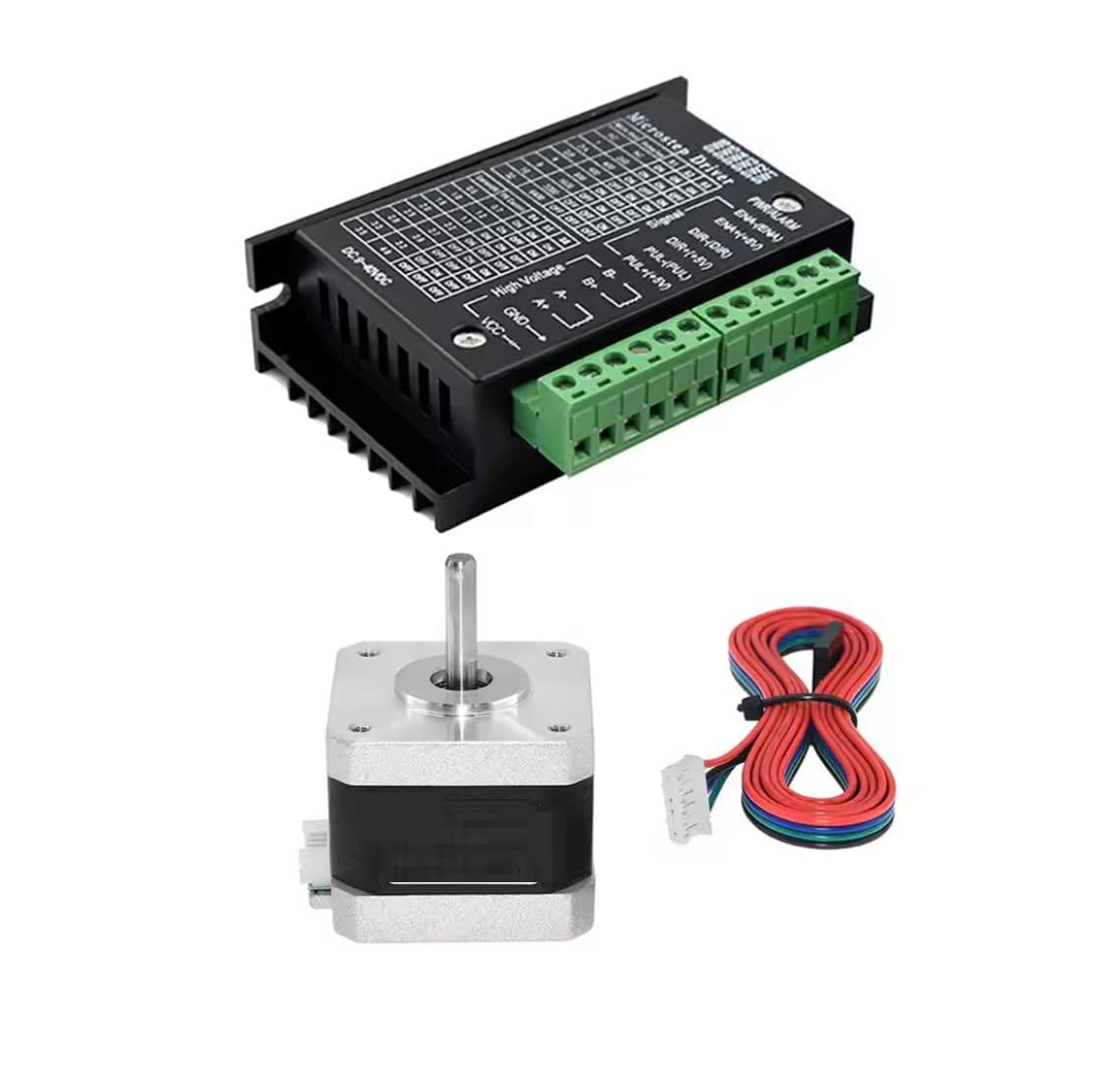Version de mise à niveau CNC TB6600 pilote de moteur pas à pas avec moteur pas à pas Nema 17 HS4401S Kit pilote de moteur pas à pas pour machines CNC/machines de gravure/imprimante 3D
