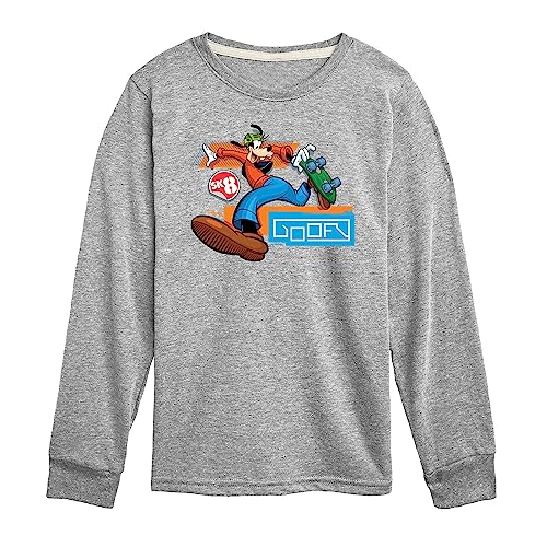 Disney - Standard Sports - SK8 with Goofy - Youth Long Sleeve Graphic T-Shirt
