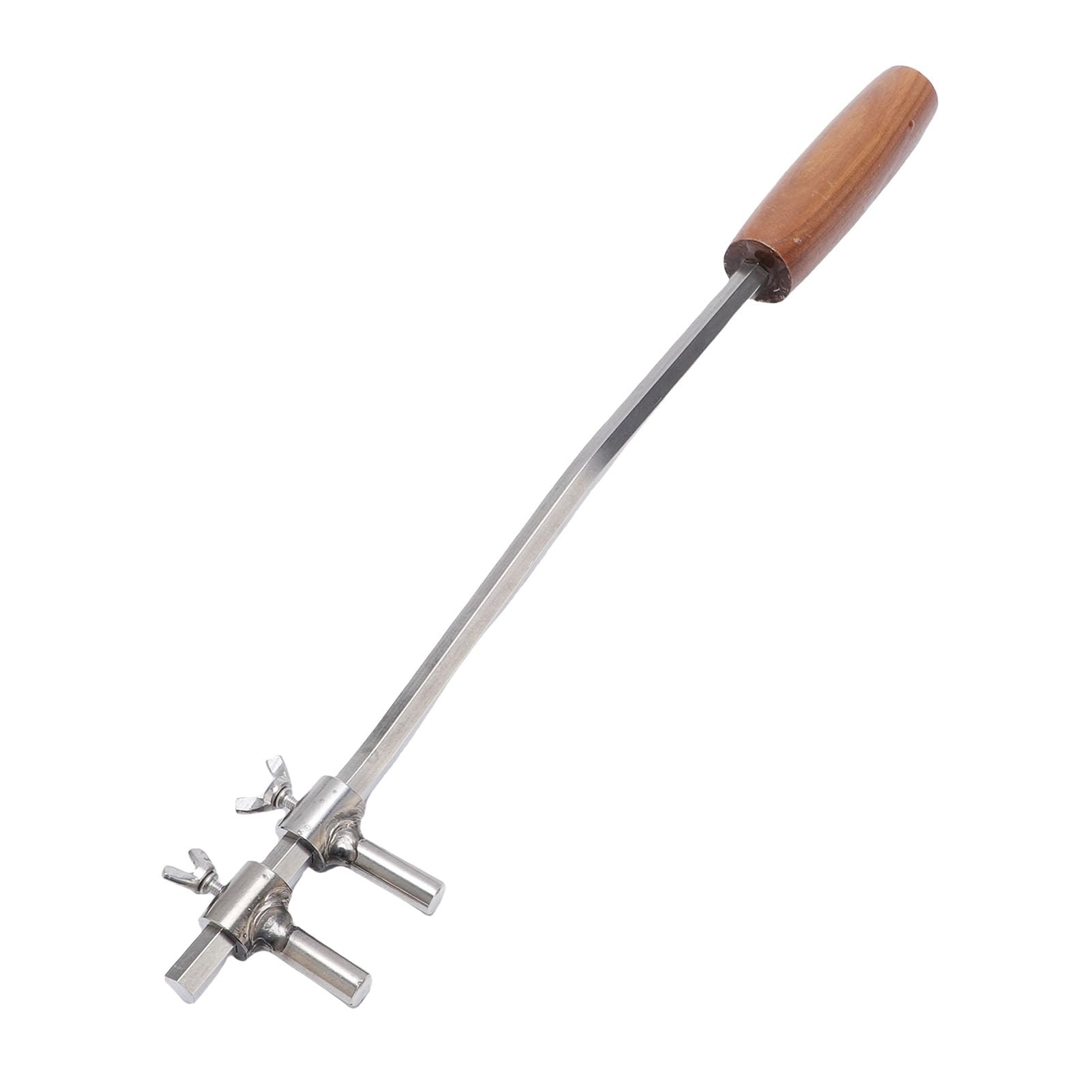 Tissting Bonsai Ast Biegewerkzeug Aus Edelstahl, Professionelles Gartengerät Mit Holzgriff Für Präzises Bonsai Design Und Formgebung (42,5cm), Ideal Für Hobby- Und Profi Gärtner