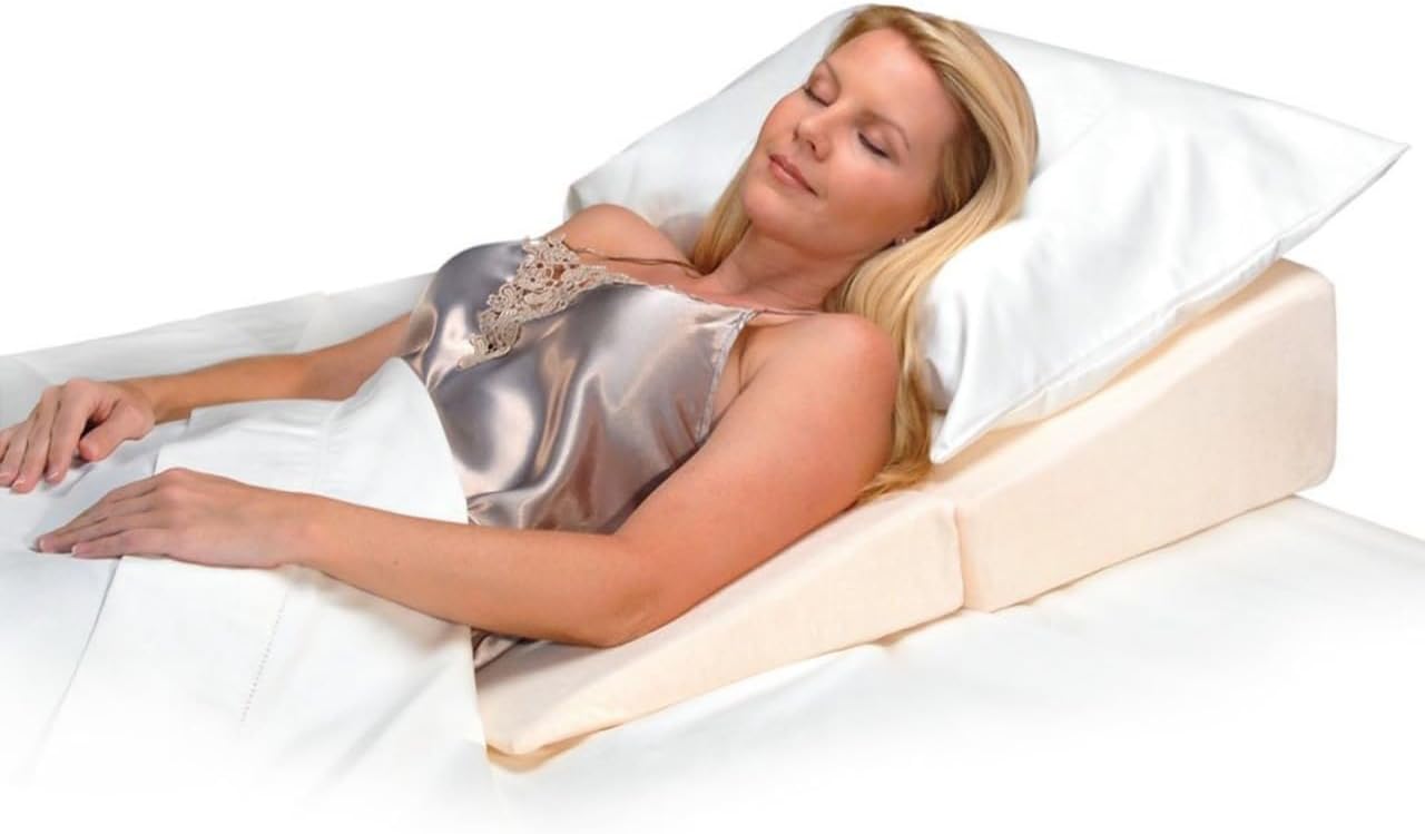 Contour Folding Bed Wedge for Reflux, Snoring or Back Support (7x24x32)