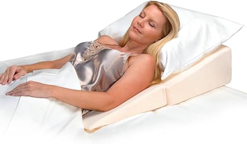 Contour Cuña de cama plegable para reflujo, ronquidos o soporte de espalda (7x24x32)