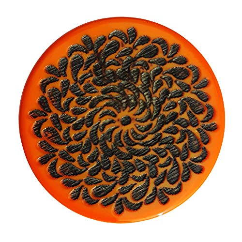 Image of NHD Professional Carrom Striker PROAN794 - Made of Original Pool Ball (Orange)