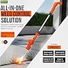 My Garden Electric Weed Burner - 2000W Garden Weed Burner W/ 5 Nozzles, 2 Heat Settings Up to 650°C, 1.8 Meter Cable, a UK Plug & Non Slip Handle W/Cord Buckle for Driveways, patios, and Pathways