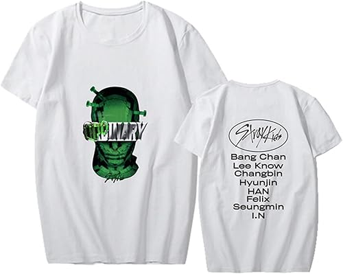 Camiseta Stray Kids Merch New Album Oddinary Jisung Felix Hyunjin Woojin Minho Changbin, camiseta unisex