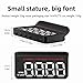 MAIMEIMI OBD2 Windshield Head Up Display for Car Digital Speedometer for Car HUD Car Speedometer MPH with Water Temp, Mileage, Overspeed Alarm, Fatigue Driving Alarm, RPM