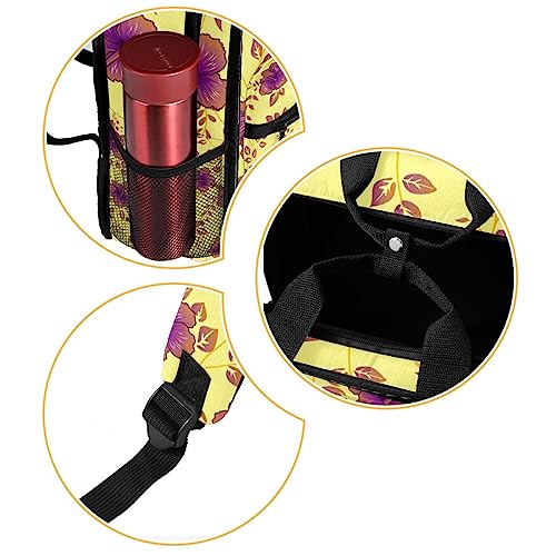 Sac à dos pour garçons jaune multicolore avec bretelles réglables - 2